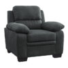 9333DG Seating-Holleman Collection 2pc Set: Sofa, Love