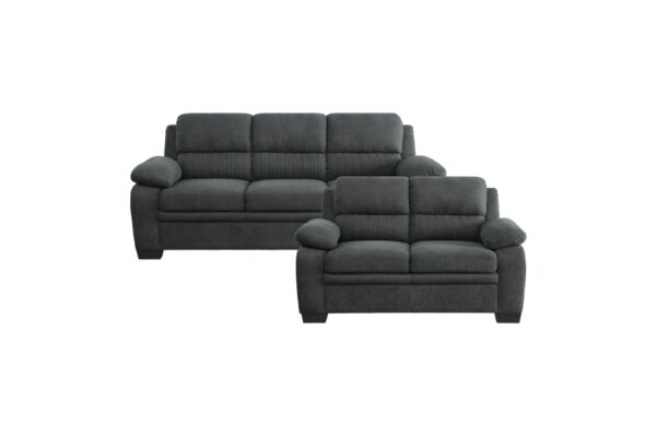 9333DG Seating-Holleman Collection 2pc Set: Sofa, Love