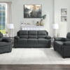 9333DG Seating-Holleman Collection 2pc Set: Sofa, Love