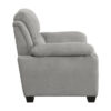 9333GY Seating-Holleman Collection 2pc Set: Sofa, Love