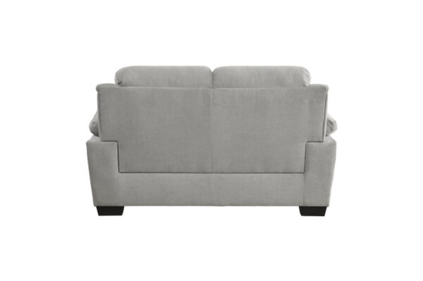 9333GY Seating-Holleman Collection 2pc Set: Sofa, Love