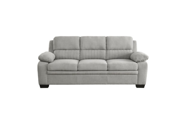 9333GY Seating-Holleman Collection 2pc Set: Sofa, Love