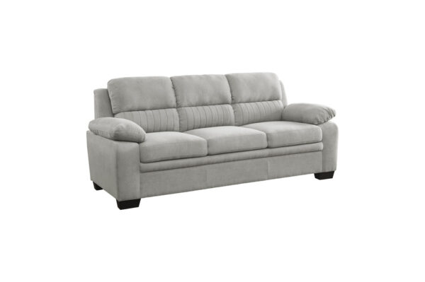 9333GY Seating-Holleman Collection 2pc Set: Sofa, Love