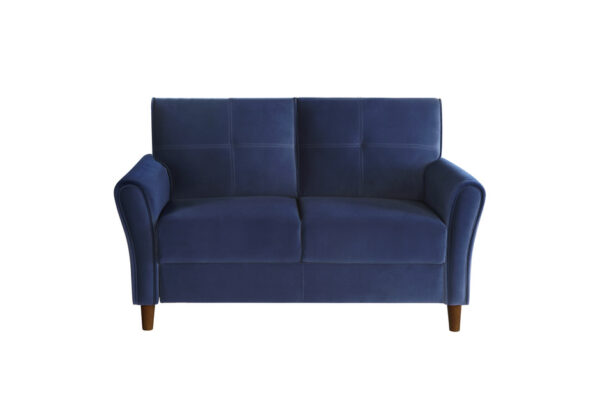 9348BUE Seating-Dunleith Collection 2pc Set: Sofa, Love