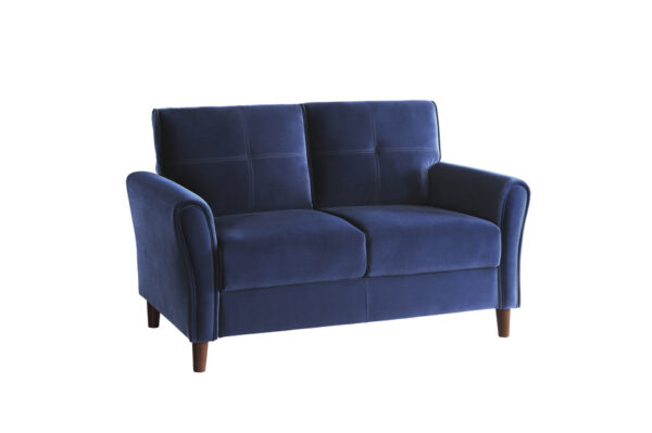 9348BUE Seating-Dunleith Collection 2pc Set: Sofa, Love