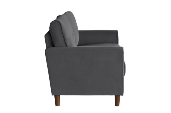 9348GRY Seating-Dunleith Collection 2pc Set: Sofa, Love