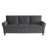 9348GRY Seating-Dunleith Collection 2pc Set: Sofa, Love