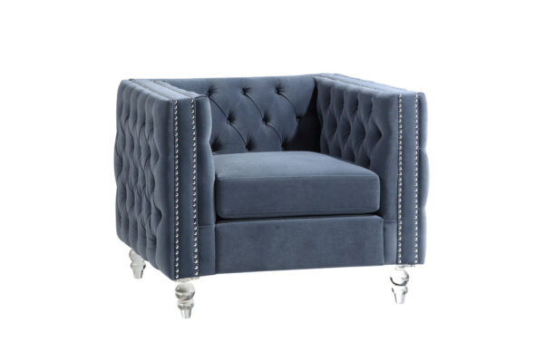 9349DBU Seating-Orina Collection 2pc Set: Sofa, Love
