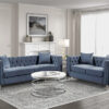 9349DBU Seating-Orina Collection 2pc Set: Sofa, Love
