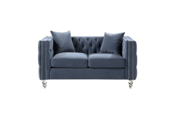 9349DBU Seating-Orina Collection 2pc Set: Sofa, Love