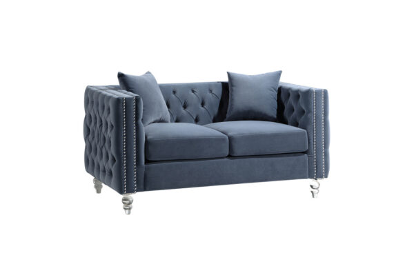 9349DBU Seating-Orina Collection 2pc Set: Sofa, Love