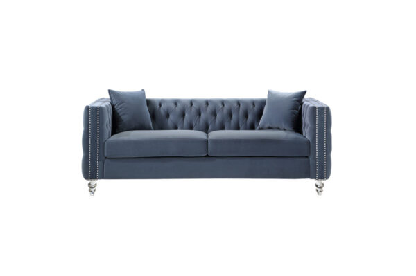 9349DBU Seating-Orina Collection 2pc Set: Sofa, Love