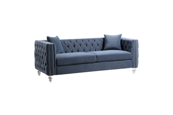 9349DBU Seating-Orina Collection 2pc Set: Sofa, Love