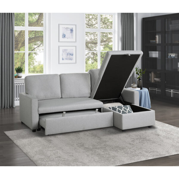 9359GRY*SC 2-Piece Reversible Sectional...