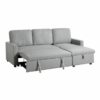 9359GRY Seating-Brandolyn Collection 2-Piece Reversible Sectional...