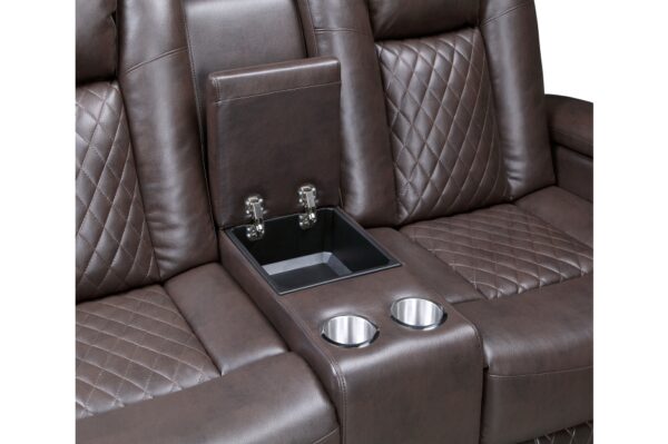 9366DB Seating-Caelan Collection 2pc Set: Sofa, Love (Power)