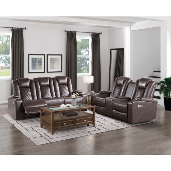 9366DB-3PWH Power Double Reclining Sofa ...