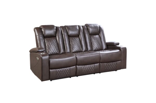 9366DB Seating-Caelan Collection 2pc Set: Sofa, Love (Power)