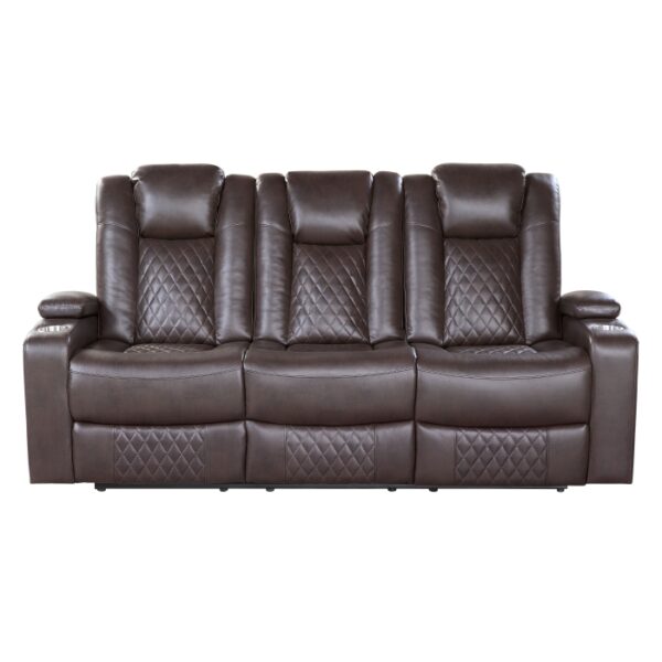 9366DB-3PWH Power Double Reclining Sofa ...