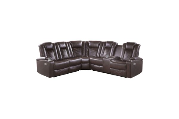 9366DB-SC Seating-Caelan Collection 3-Piece Power Reclining Sect...
