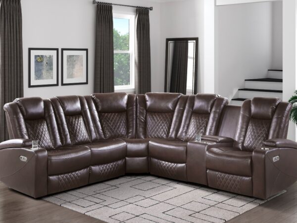 9366DB-SC Seating-Caelan Collection 3-Piece Power Reclining Sect...