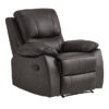 9368BRW Seating-Dawson Collection 2pc Set: Sofa, Love