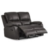9368BRW Seating-Dawson Collection 2pc Set: Sofa, Love