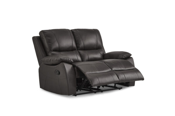 9368BRW Seating-Dawson Collection 2pc Set: Sofa, Love