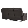 9368BRW Seating-Dawson Collection 2pc Set: Sofa, Love
