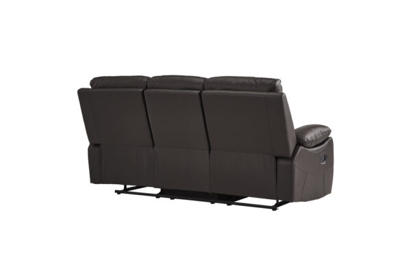 9368BRW Seating-Dawson Collection 2pc Set: Sofa, Love