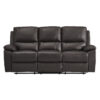 9368BRW-3 Double Reclining Sofa