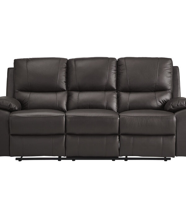 9368BRW-3 Double Reclining Sofa