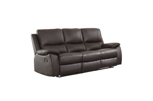 9368BRW Seating-Dawson Collection 2pc Set: Sofa, Love