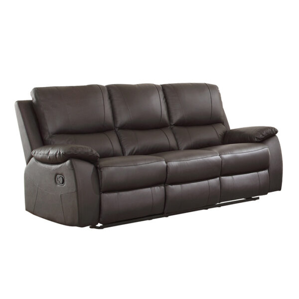 9368BRW-3 Double Reclining Sofa