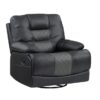 9388GRY Seating-Fabian Collection 2pc Set: Sofa, Love