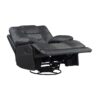 9388GRY Seating-Fabian Collection 2pc Set: Sofa, Love