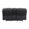 9388GRY Seating-Fabian Collection 2pc Set: Sofa, Love