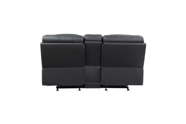 9388GRY Seating-Fabian Collection 2pc Set: Sofa, Love