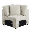 9401BEG Seating-Logansport Collection 4-Piece Sectional with Pull-...