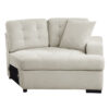 9401BEG Seating-Logansport Collection 4-Piece Sectional with Pull-...