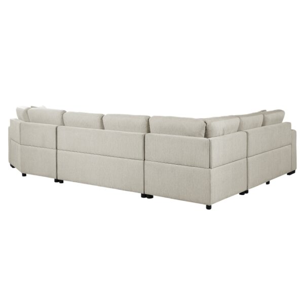 9401BEG*42LRU 4-Piece Sectional with Pull-...
