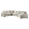 9401BEG Seating-Logansport Collection 4-Piece Sectional with Pull-...