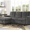 9402DGY Seating-Carolina Collection 2-Piece Reversible Sectional...