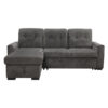 9402DGY Seating-Carolina Collection 2-Piece Reversible Sectional...