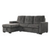 9402DGY Seating-Carolina Collection 2-Piece Reversible Sectional...