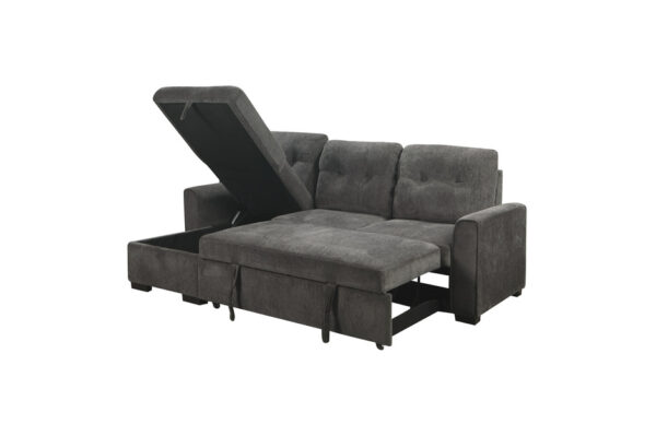 9402DGY Seating-Carolina Collection 2-Piece Reversible Sectional...