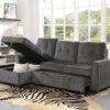 9402DGY Seating-Carolina Collection 2-Piece Reversible Sectional...