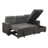 9402DGY Seating-Carolina Collection 2-Piece Reversible Sectional...