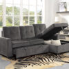 9402DGY Seating-Carolina Collection 2-Piece Reversible Sectional...