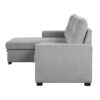 9402GRY Seating-Carolina Collection 2-Piece Reversible Sectional...